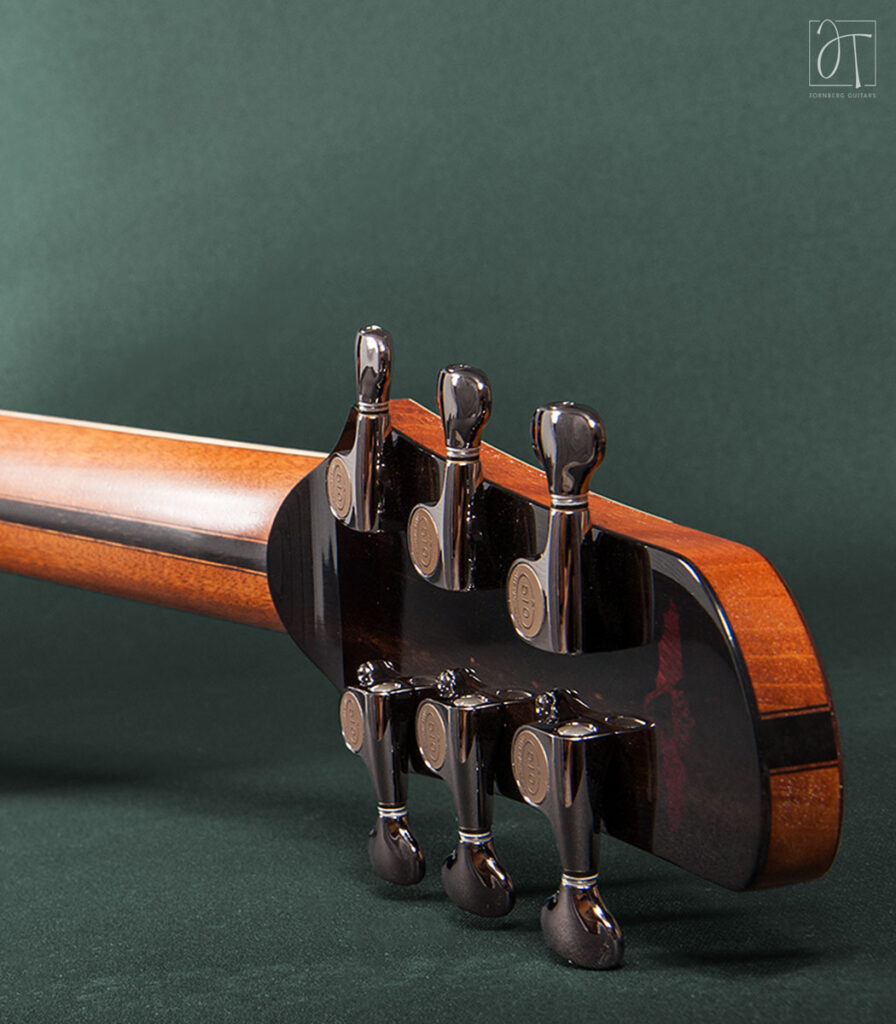 Headstock back plate inlay