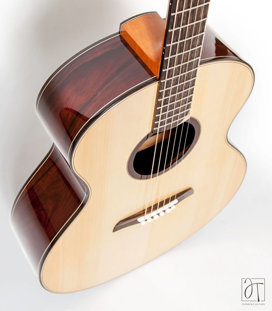 Honduras mahogany neck with ebony fingerboard and stainless frets